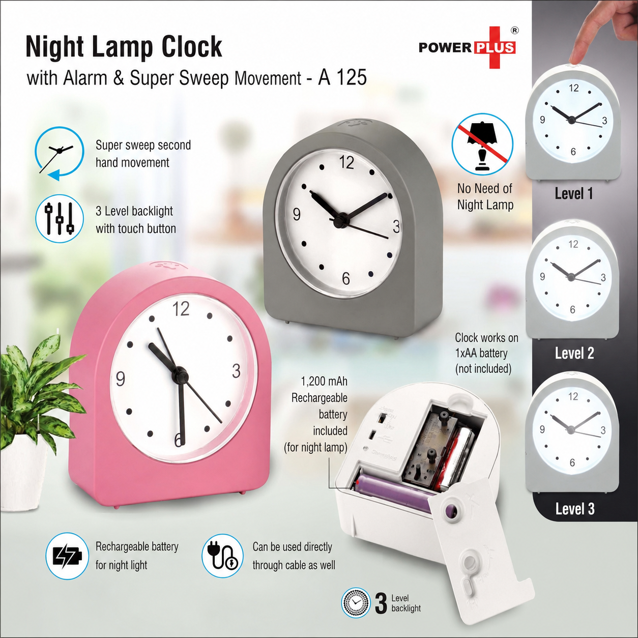 Table Clock 125