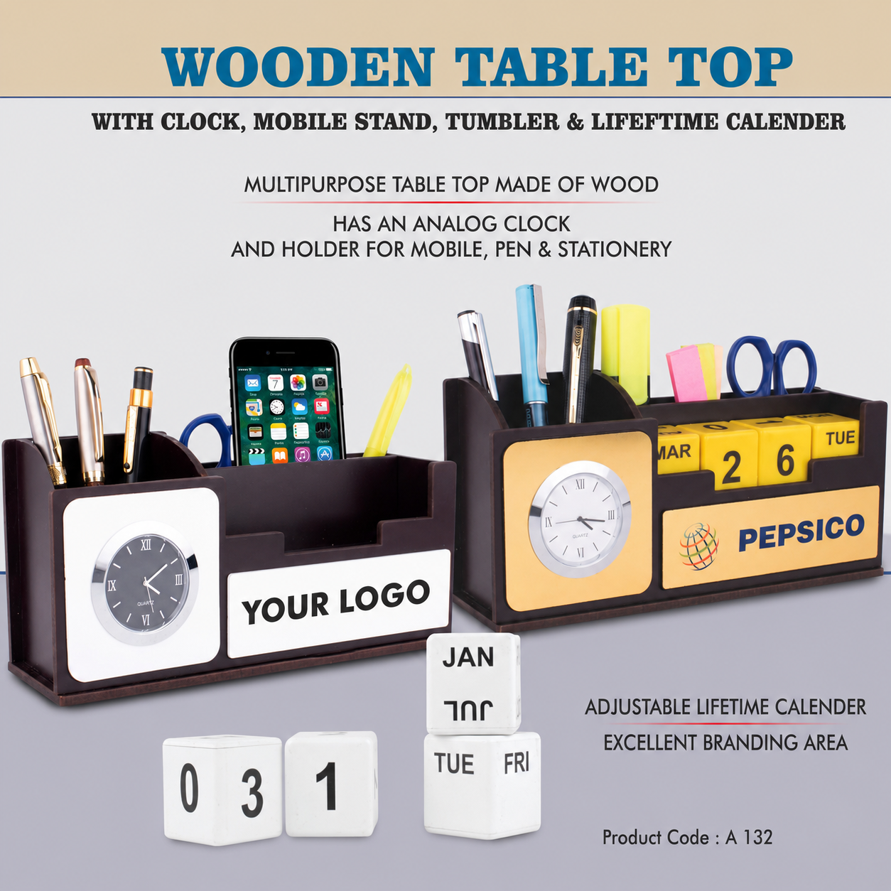 Table Clock 132