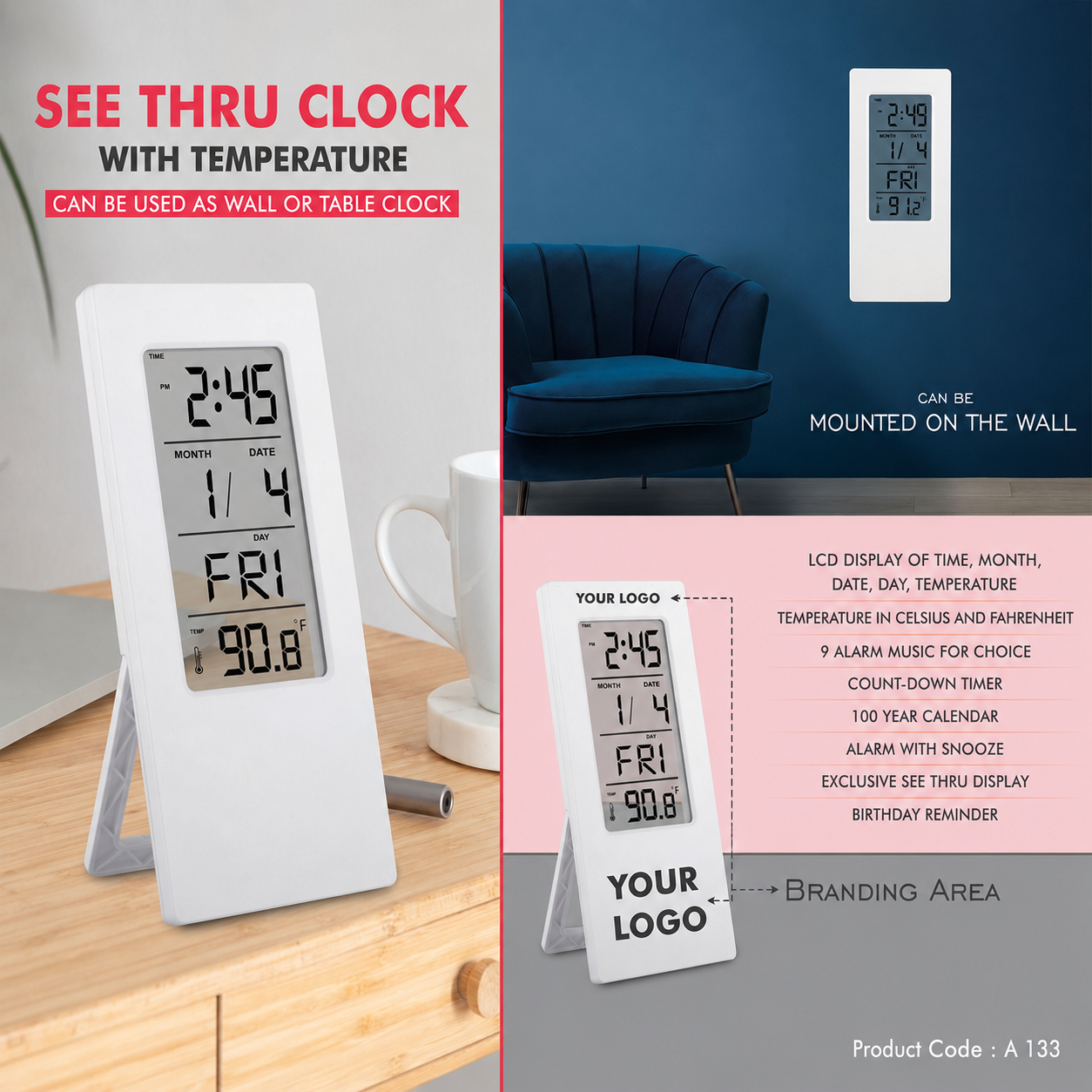 Table Clock 133