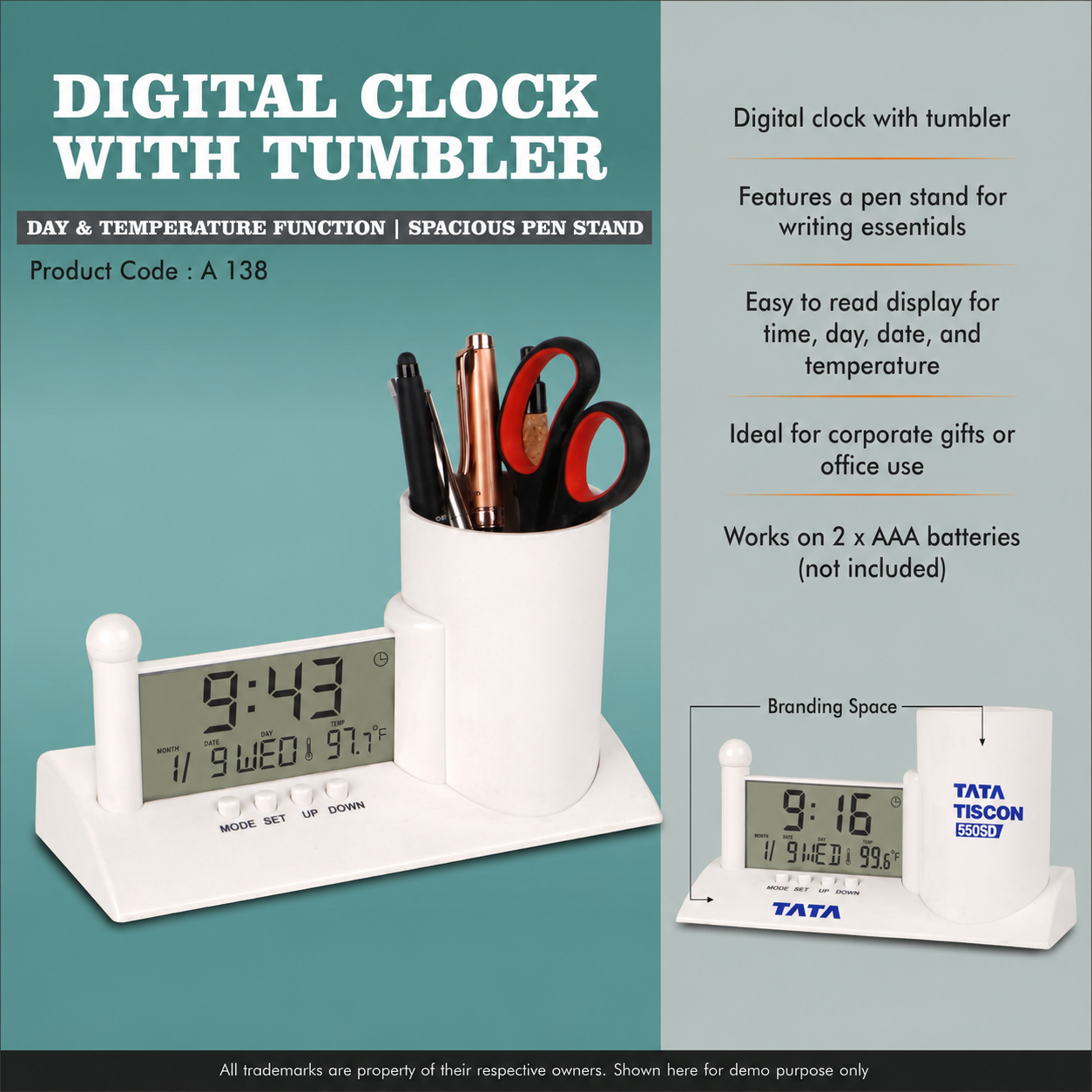 Table Clock 138