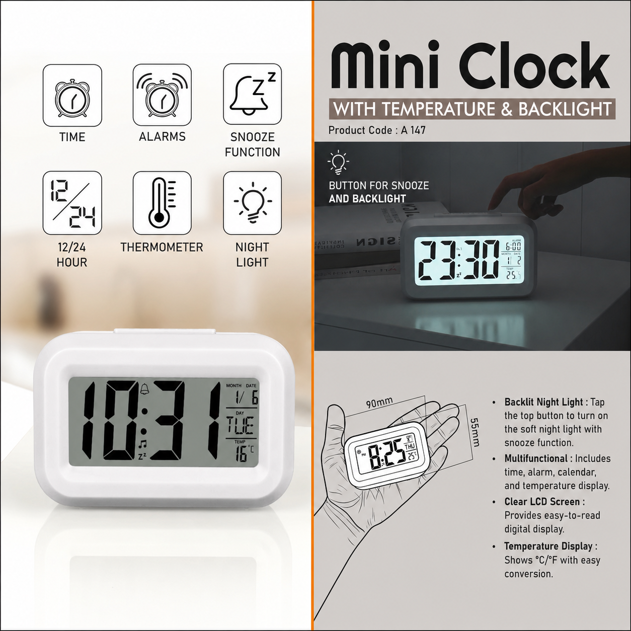 Table Clock 147