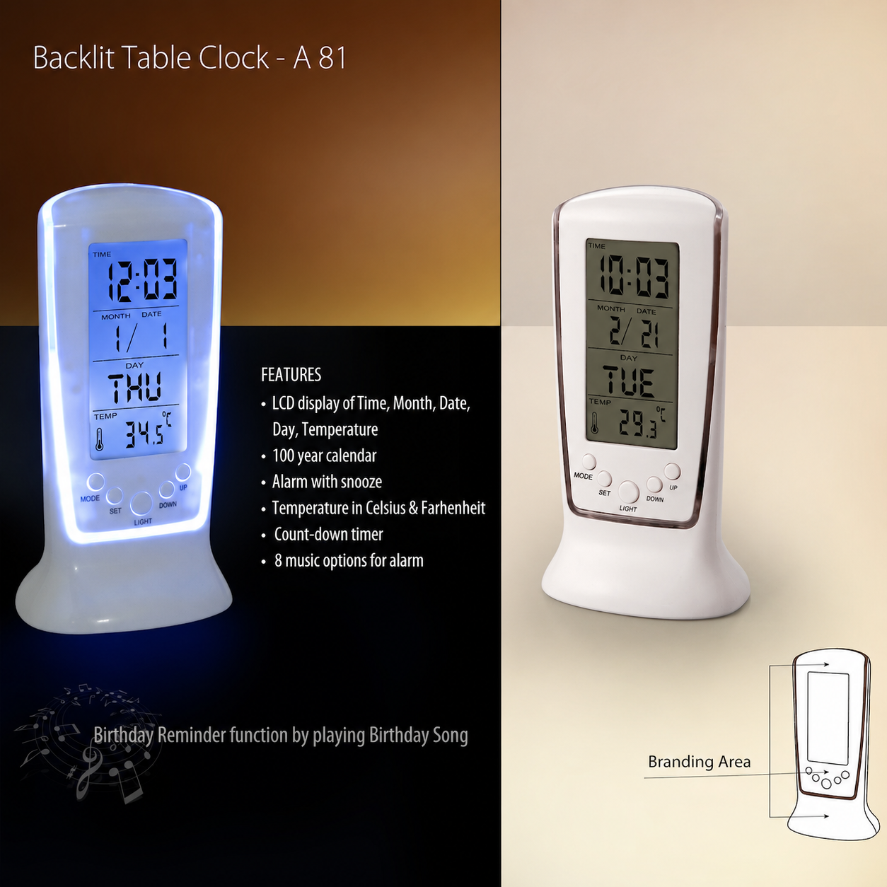 Table Clock 081