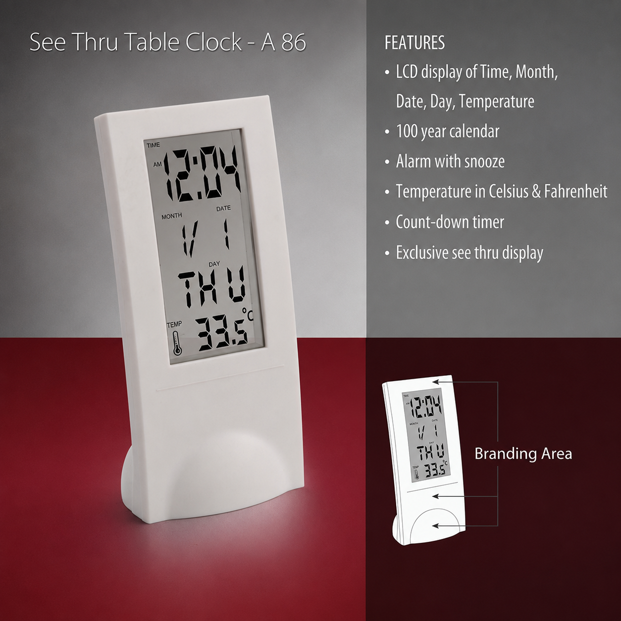 Table Clock 086