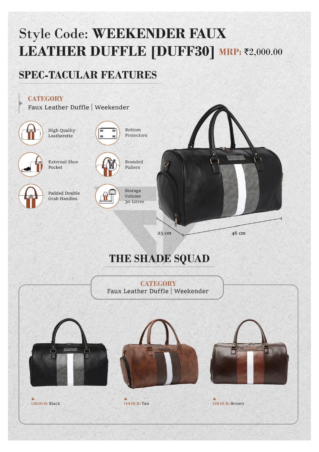Fur Jaden Bag 40