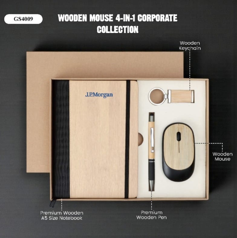 Wooden Mouse 4-in-1 Corporate Collection