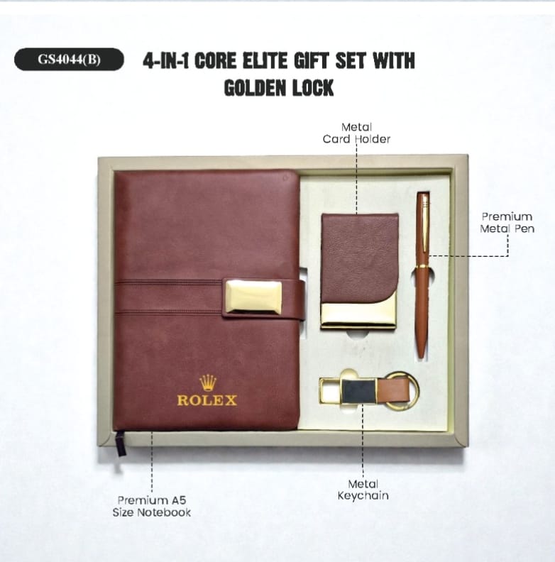 4-in-1 Core Elite Gift Set with Golden Lock