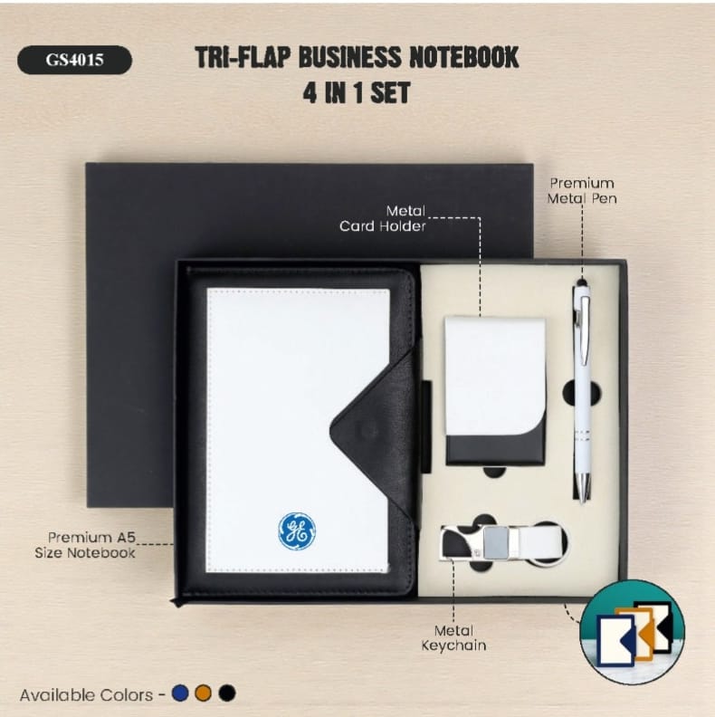 Tri-Flap Business Notebook 4-in-1 Set