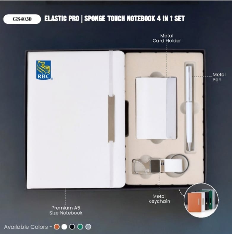 Elastic Pro | Sponge Touch Notebook 4-in-1 Set