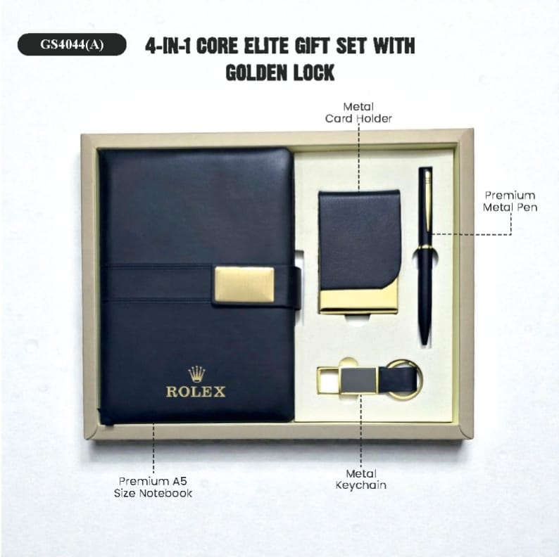 4-in-1 Core Elite Gift Set with Golden Lock