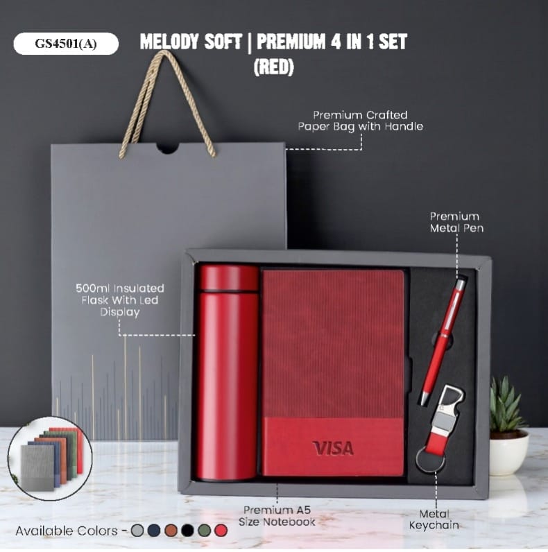 Melody Soft | Premium 4-in-1 Set (Red)