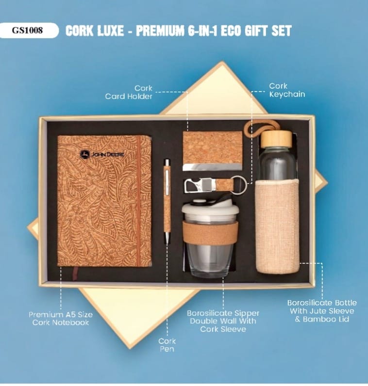 Cork Luxe - Premium 6-in-1 Eco Gift Set