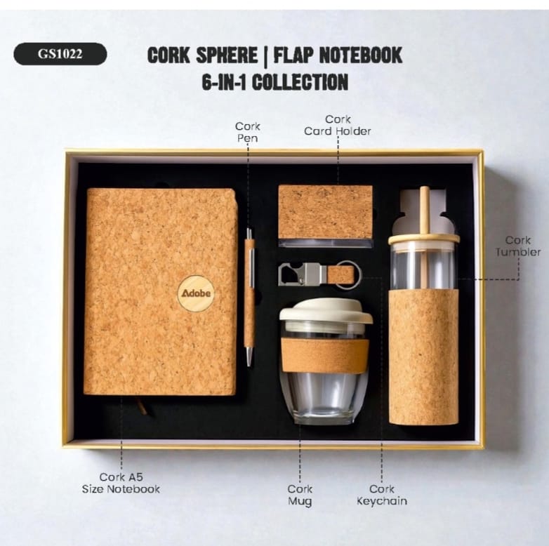 Cork Sphere | Flap Notebook 6-in-1 Collection