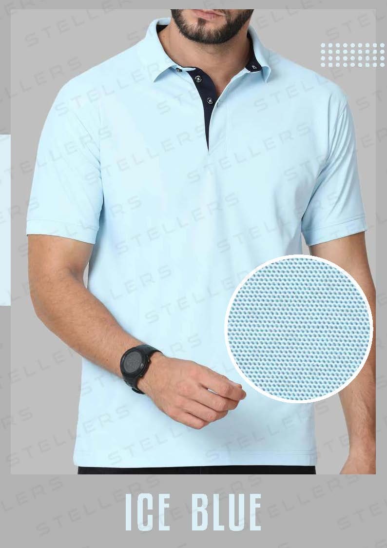 Polo T-Shirt – Ice Blue