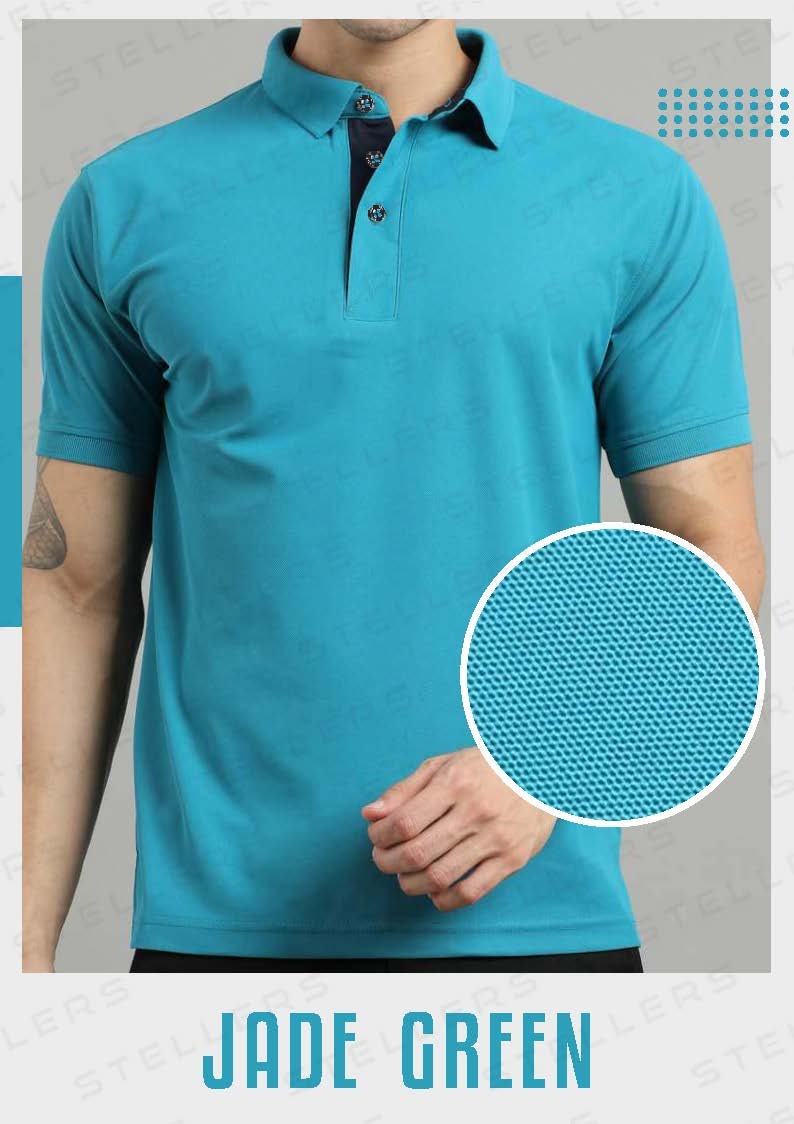 Polo T-Shirt – Jade Green