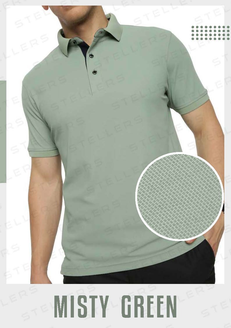 Polo T-Shirt – Misty Green