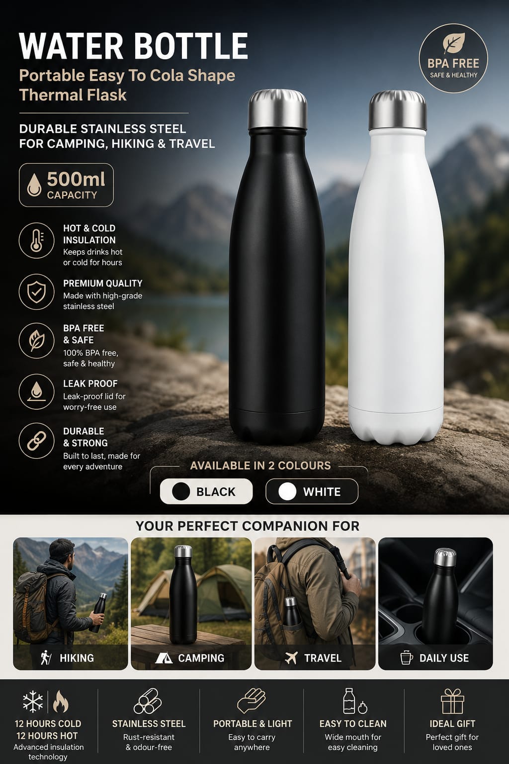 500ML Basic Cola Bottle