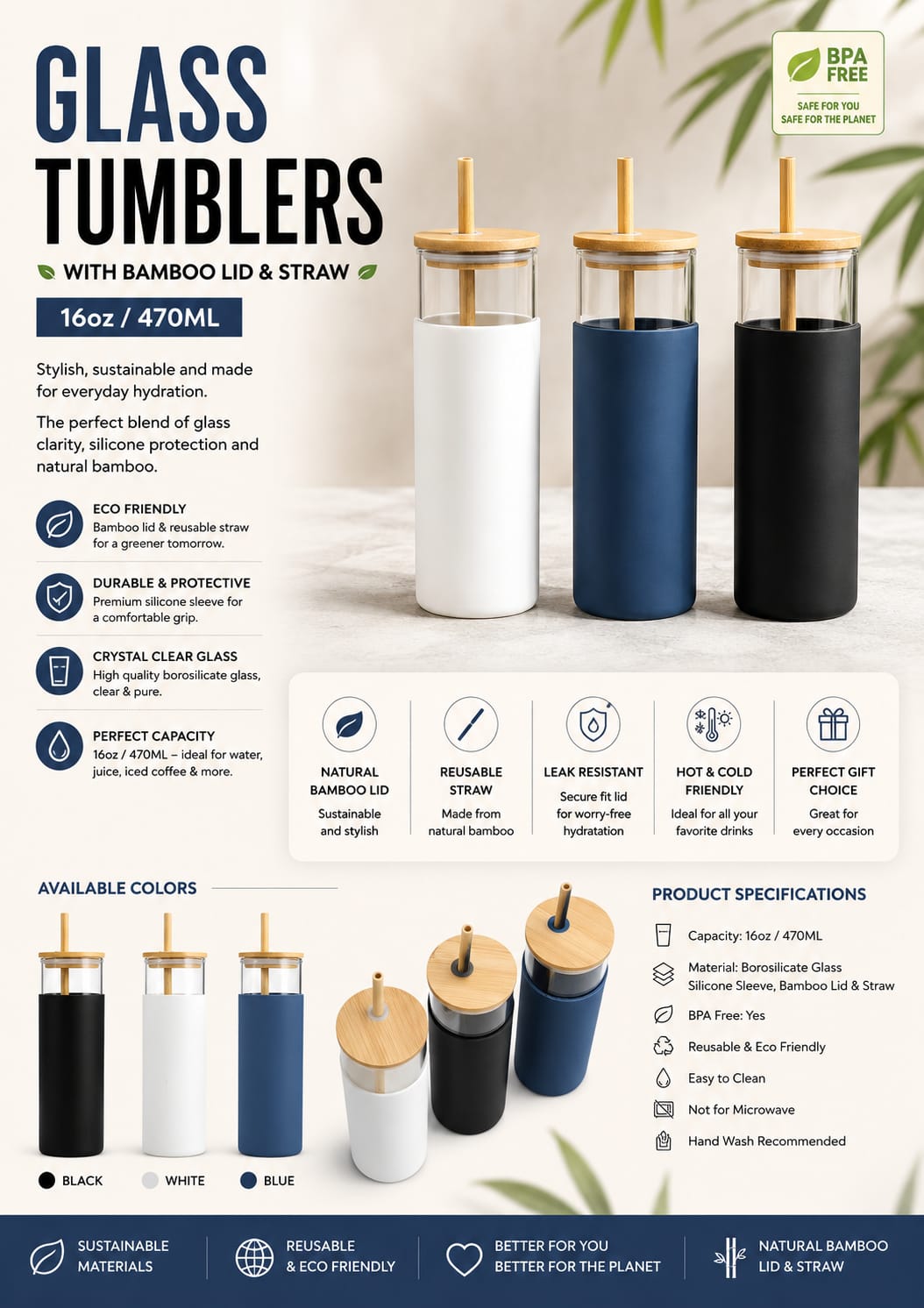 Glass Tumbler