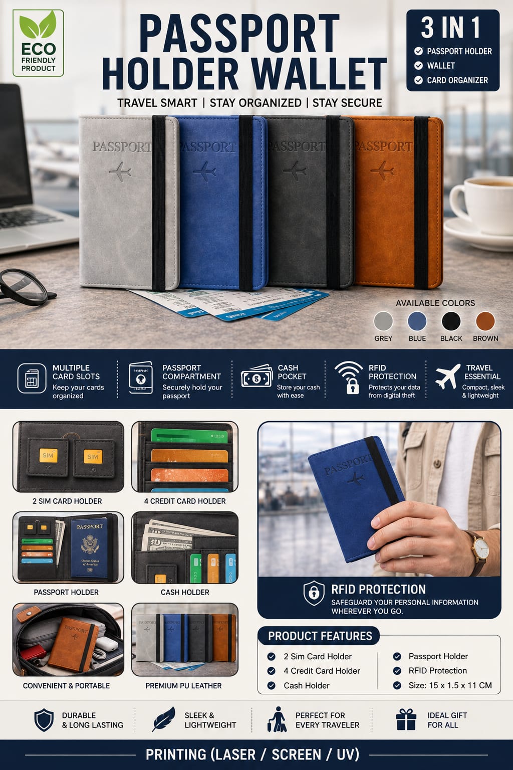 Passport Holder Wallet